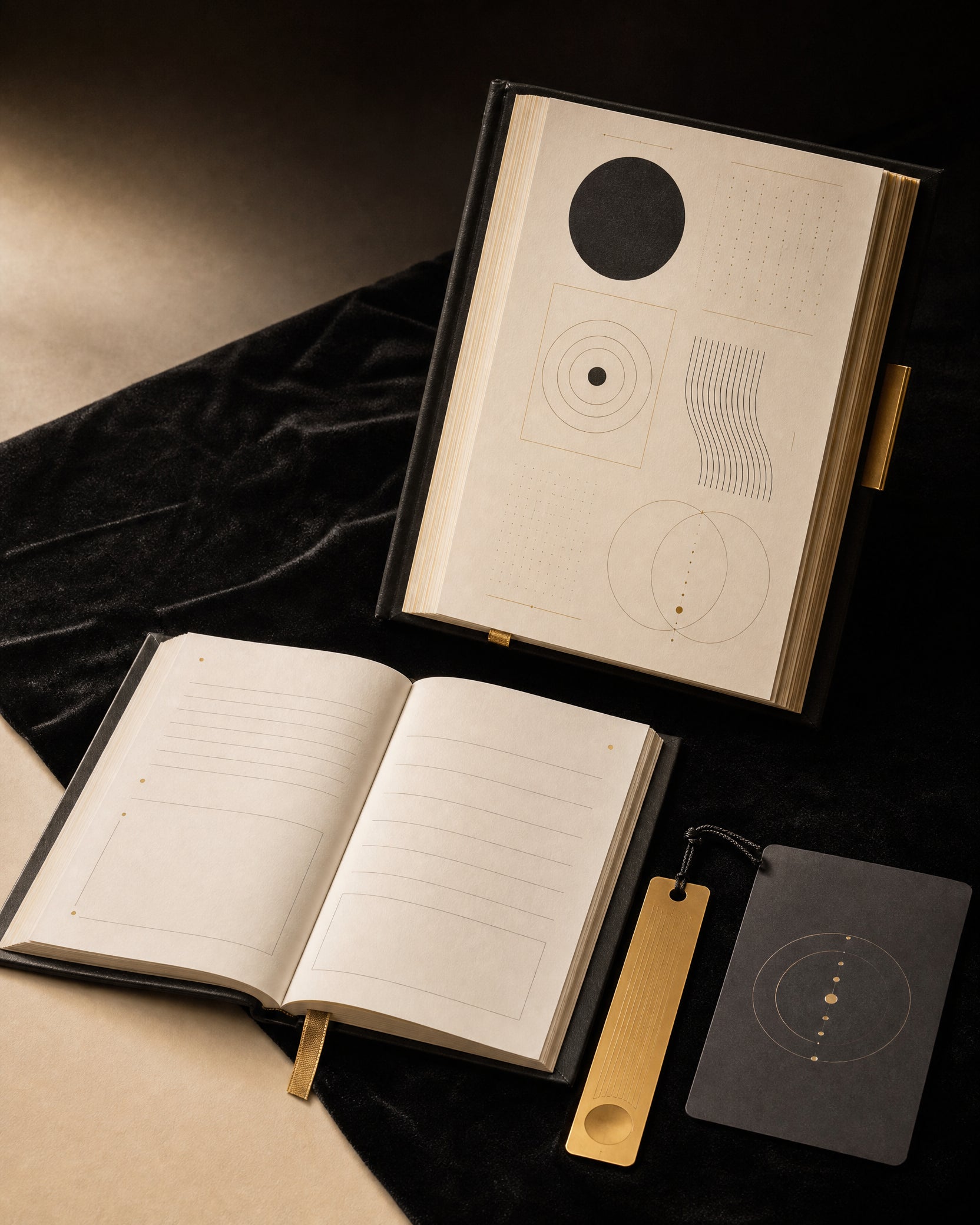 MATRIXZON guide and journal in charcoal and ivory